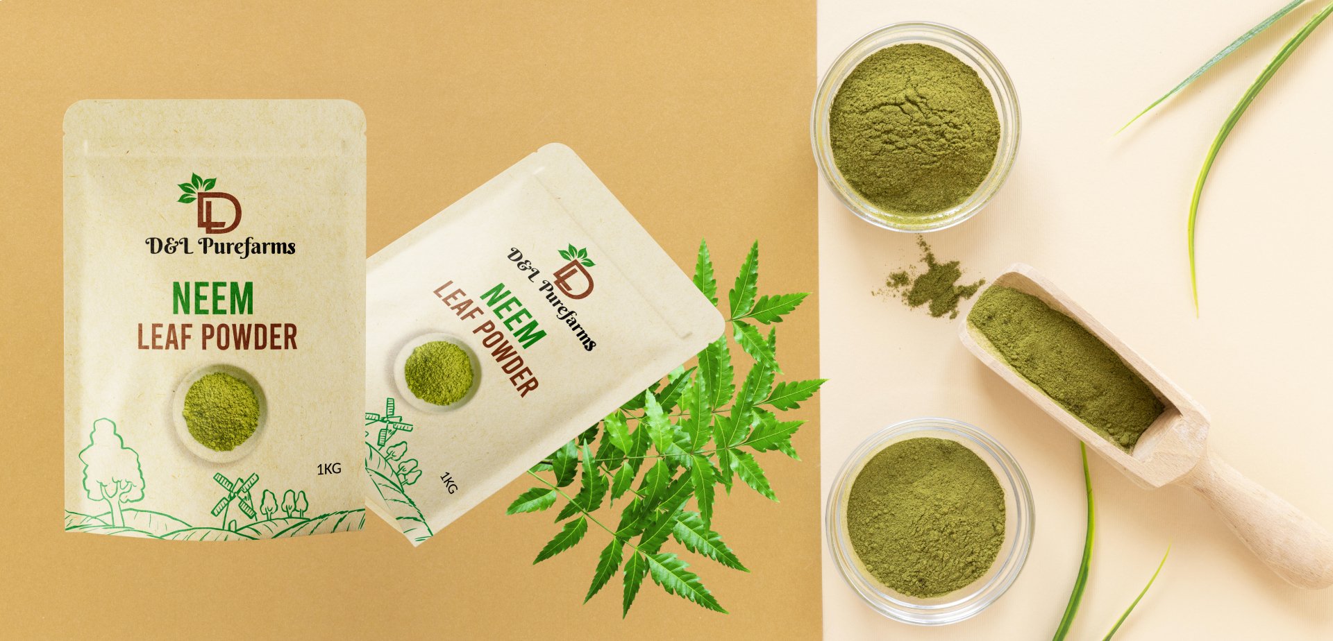 Organic Neem Leaf Powder